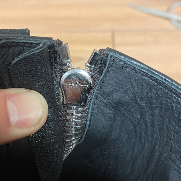 Rick Owens Black Lace Up Army Megatooth Boots - Picture 3 of 10